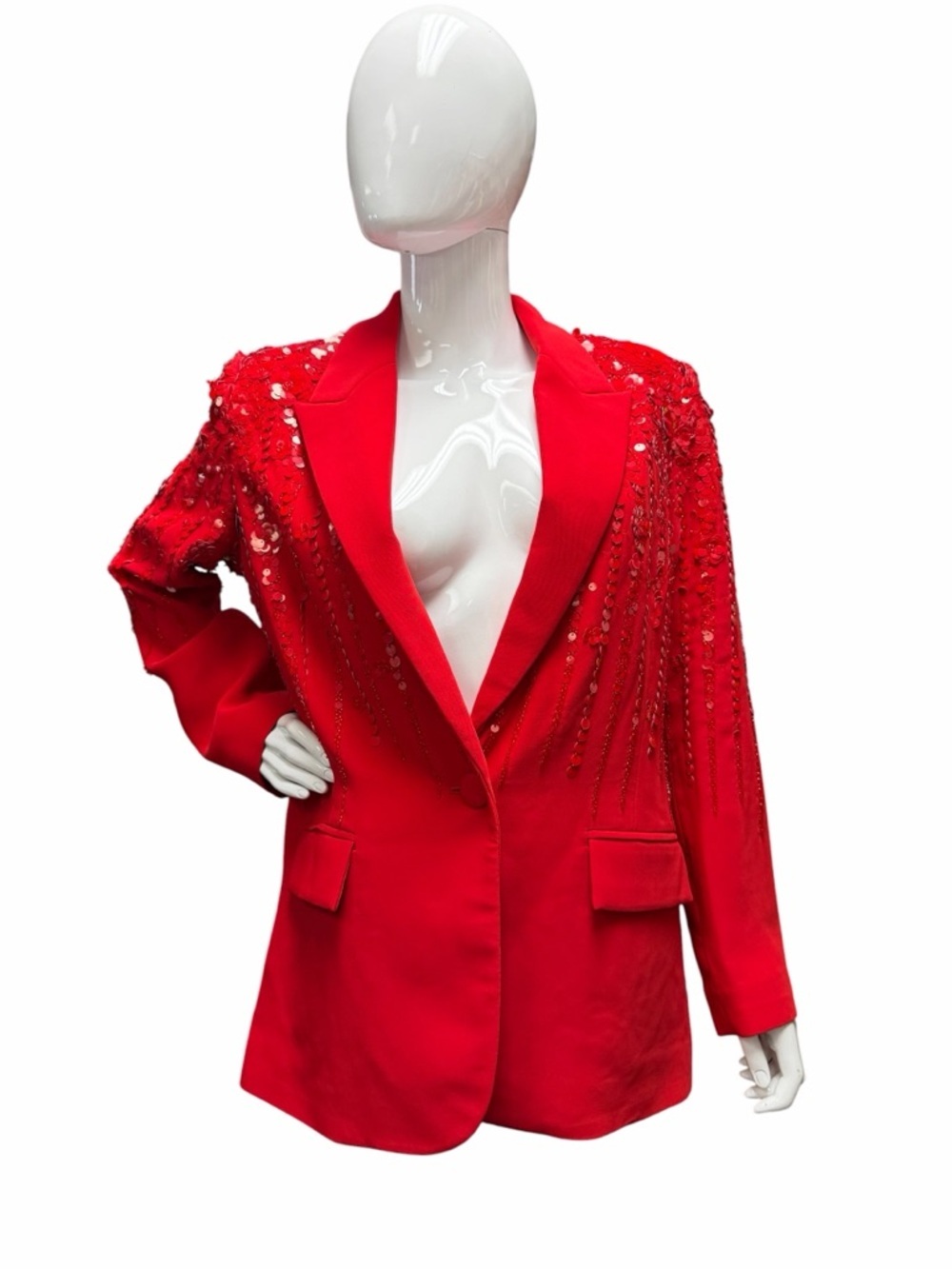 N2 Nadine Merabi LUCILLE RED BLAZER